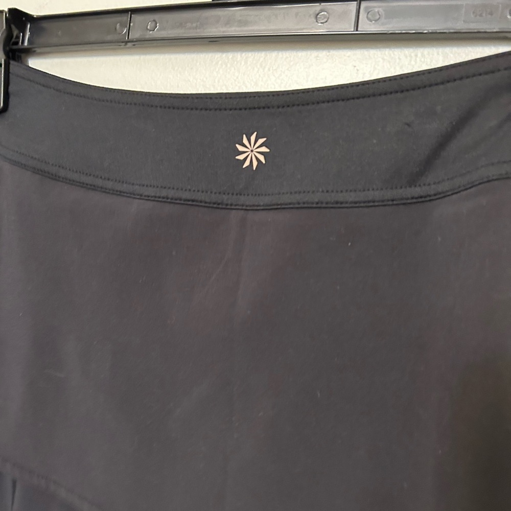 Athleta Black Pleated Wherever Skirt Skort Pocket Tennis Golf Workout Women’s‎ 6 - Picture 6 of 10